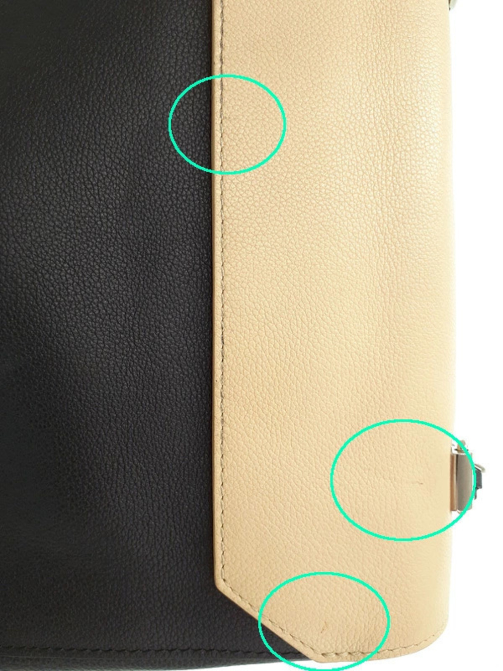 Louis Vuitton Lockme II top handle bag 2way vanilla beige Cream leather - Picture 6 of 9